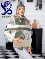 روسری سبز طرح هرمس