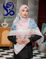 روسری صورتی طرح هرمس