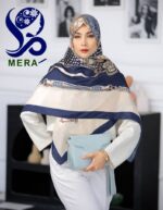 روسری طرح زنجیری سرمهای