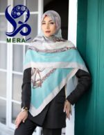 روسری طرح زنجیر آبی