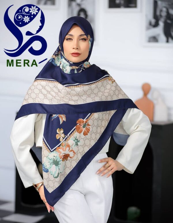 روسری گوچی حاشیه گلدار