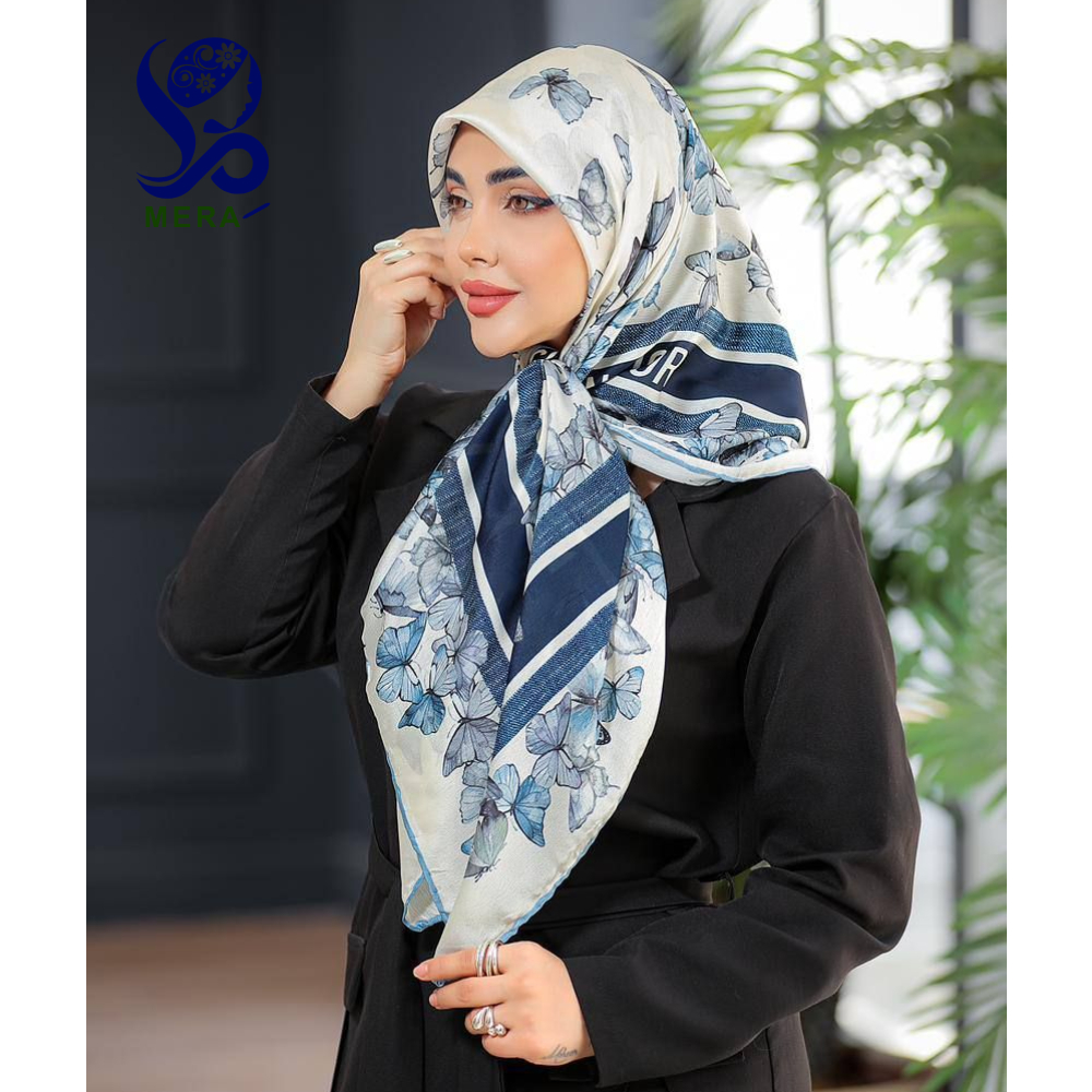 scarf روسری طرح پروانه