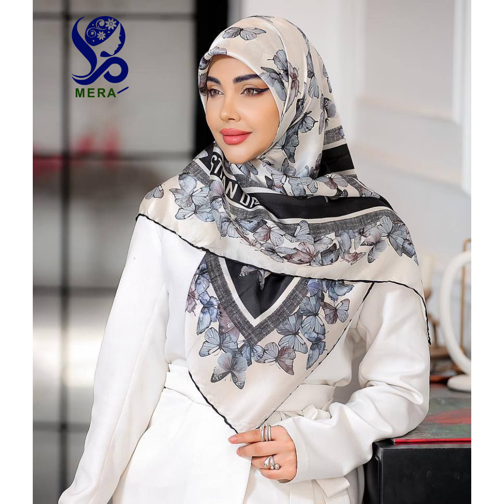 scarf روسری طرح پروانه