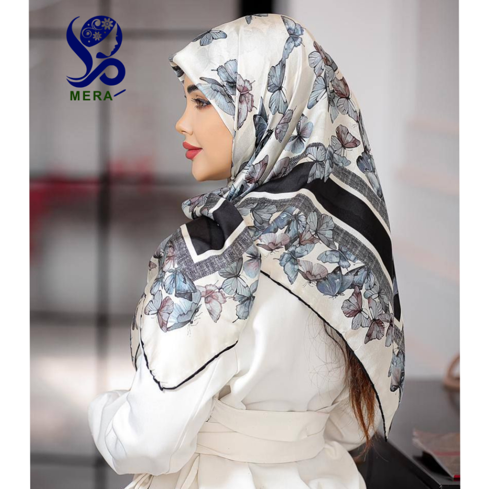 scarf روسری طرح پروانه