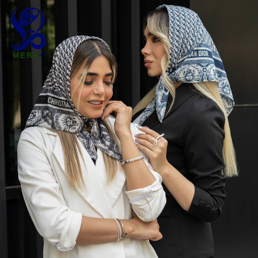 مینی اسکارف دور دست دوز