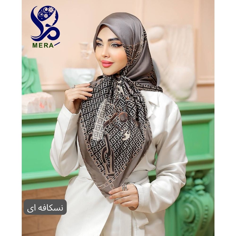نسکافه ای روسری طرح فندی