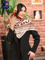 روسری طرح هندسی