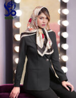 روسری طرح گل مینیمال