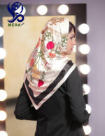 روسری طرح گل مینیمال