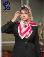 روسری طرح گل مینیمال