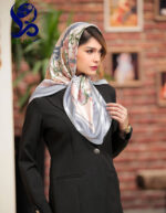 روسری طرح گل مینیمال