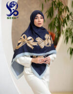 روسری طرح گل مروارید