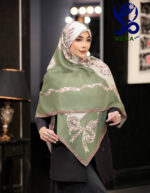 روسری گلدار طرح پاپیون