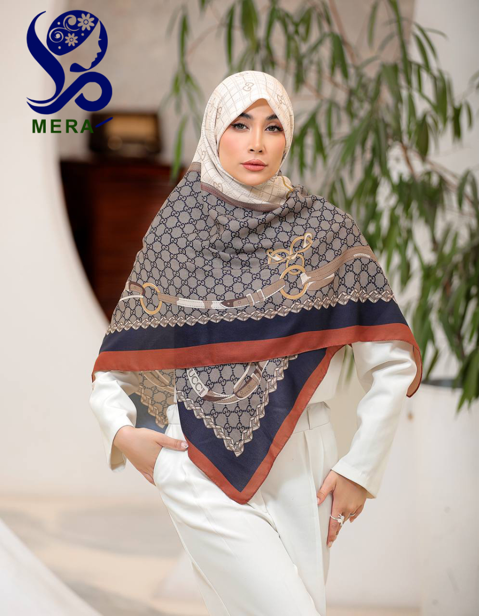 روسری گوچی طرح قفل