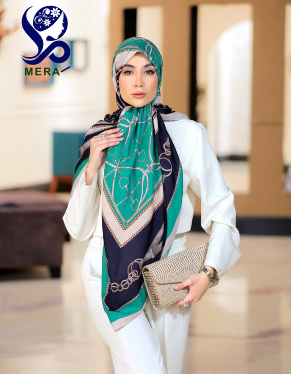 روسری طرح زنجیر کلاسیک