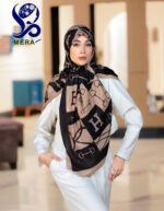 روسری طرح H قفل و زنجیر