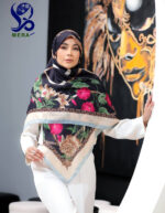 روسری گلدار کلاسیک