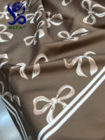 روسری پاپیونی قهوه ای