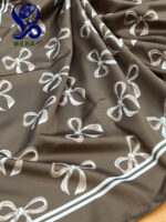 روسری پاپیونی قهوه ای