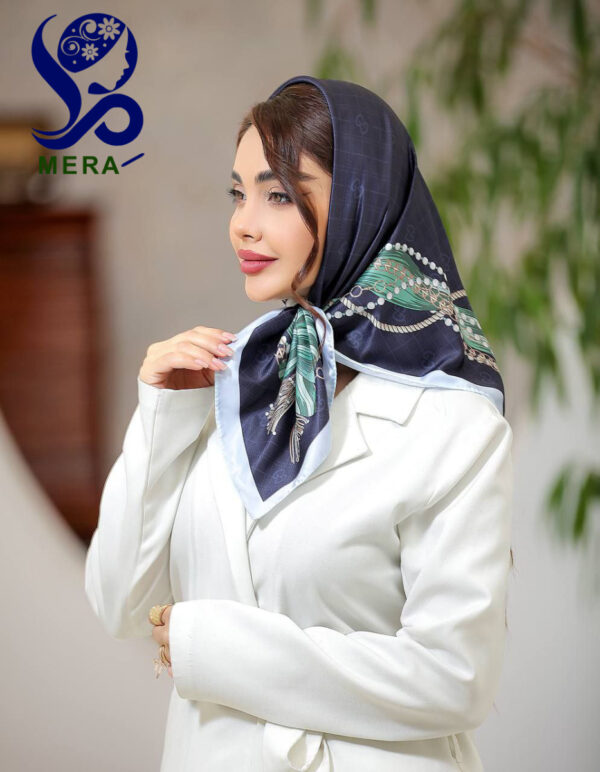 مینی اسکارف طرح مروارید