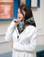 مینی اسکارف طرح مروارید