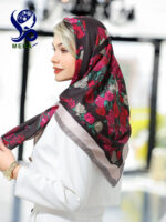 روسری طرح گل پامچال