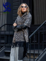 بیگ اسکارف طرح پلنگی