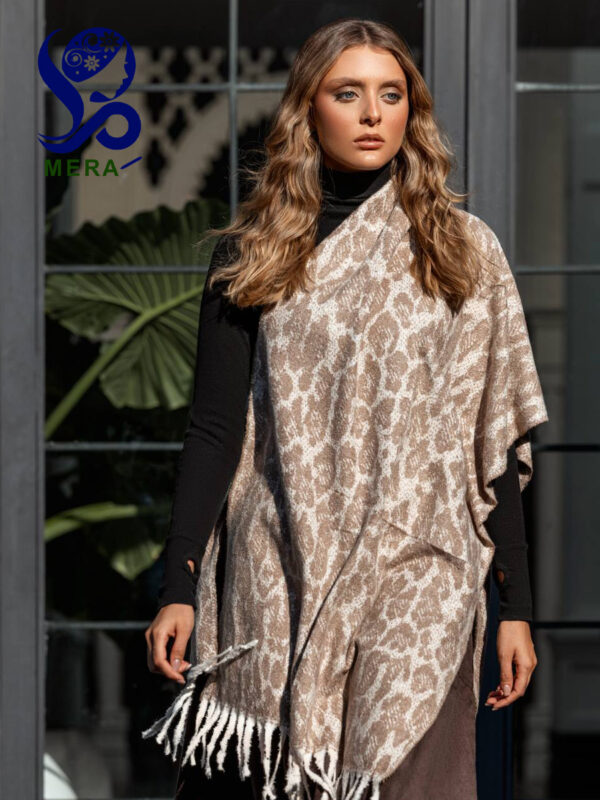 بیگ اسکارف طرح پلنگی