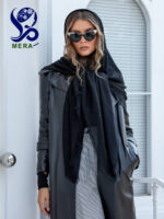 روسری ساده پاییزی