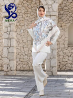 روسری طرح شکوفه