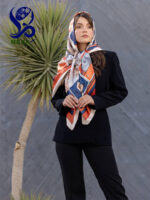 روسری طرح قفل LV